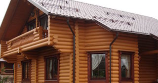 Строительство дома из оцилиндрованного бревна в Канаше - от 136526 рублей
