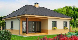 Строительство одноэтажных домов Канаш цена от 24155 руб. м2
